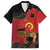 Personalized Angola Independence Day Family Matching Short Sleeve Bodycon Dress and Hawaiian Shirt Virtue Is Stronger When United - Wonder Print Shop