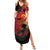 Personalized Angola Independence Day Family Matching Summer Maxi Dress and Hawaiian Shirt Virtue Is Stronger When United - Wonder Print Shop