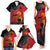 Personalized Angola Independence Day Family Matching Tank Maxi Dress and Hawaiian Shirt Virtue Is Stronger When United - Wonder Print Shop