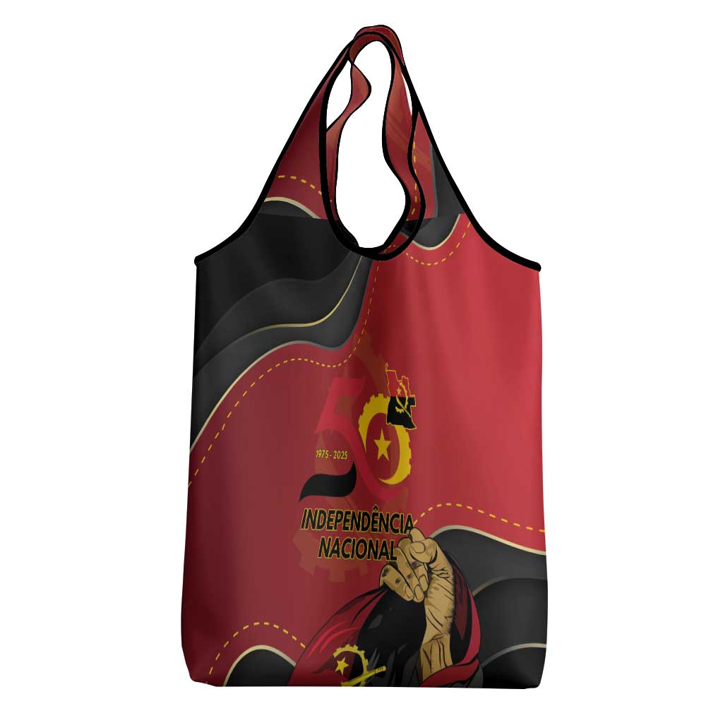 Angola Independence Day Grocery Bag Virtue Is Stronger When United - Wonder Print Shop