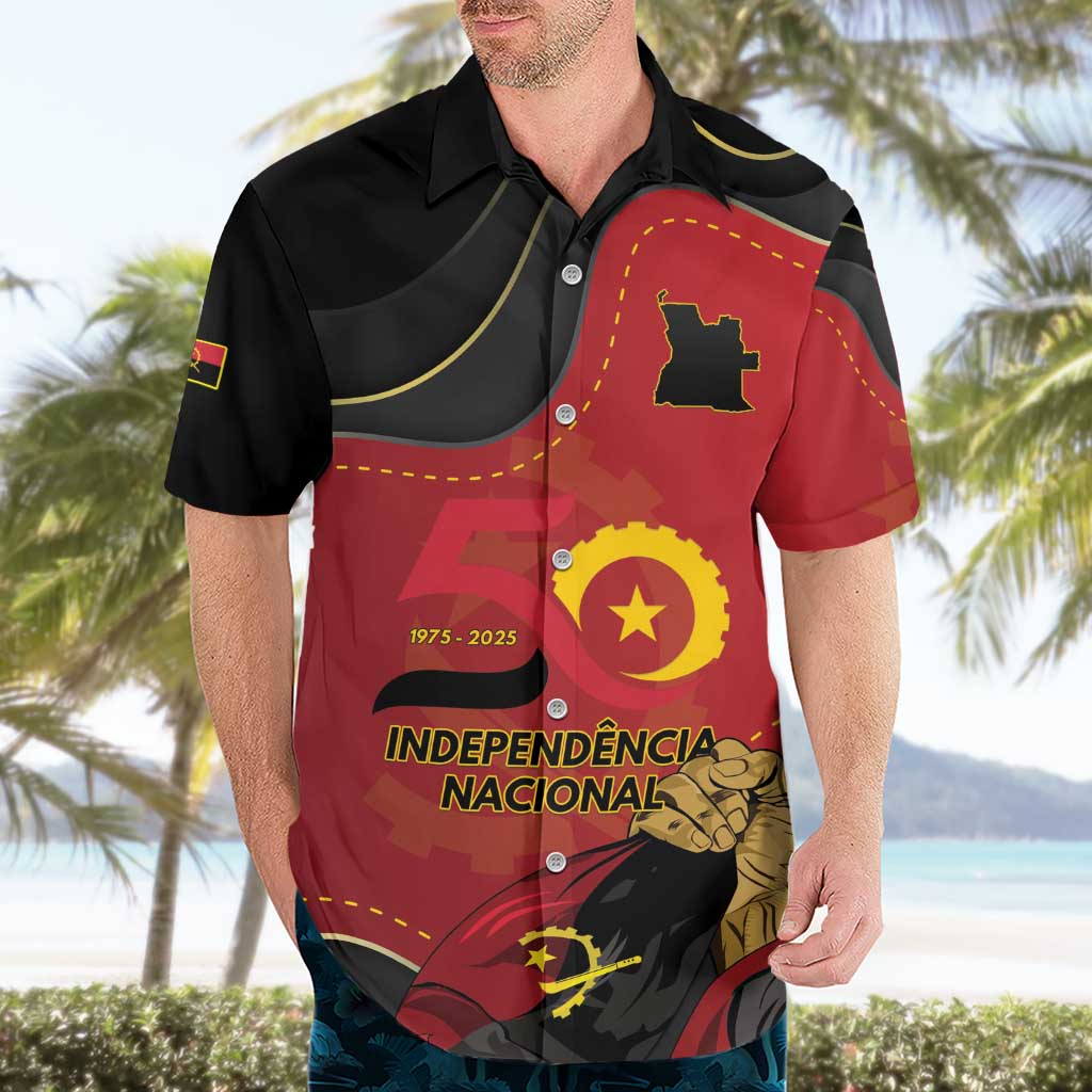 Personalized Angola Independence Day Hawaiian Shirt Virtue Is Stronger When United - Wonder Print Shop