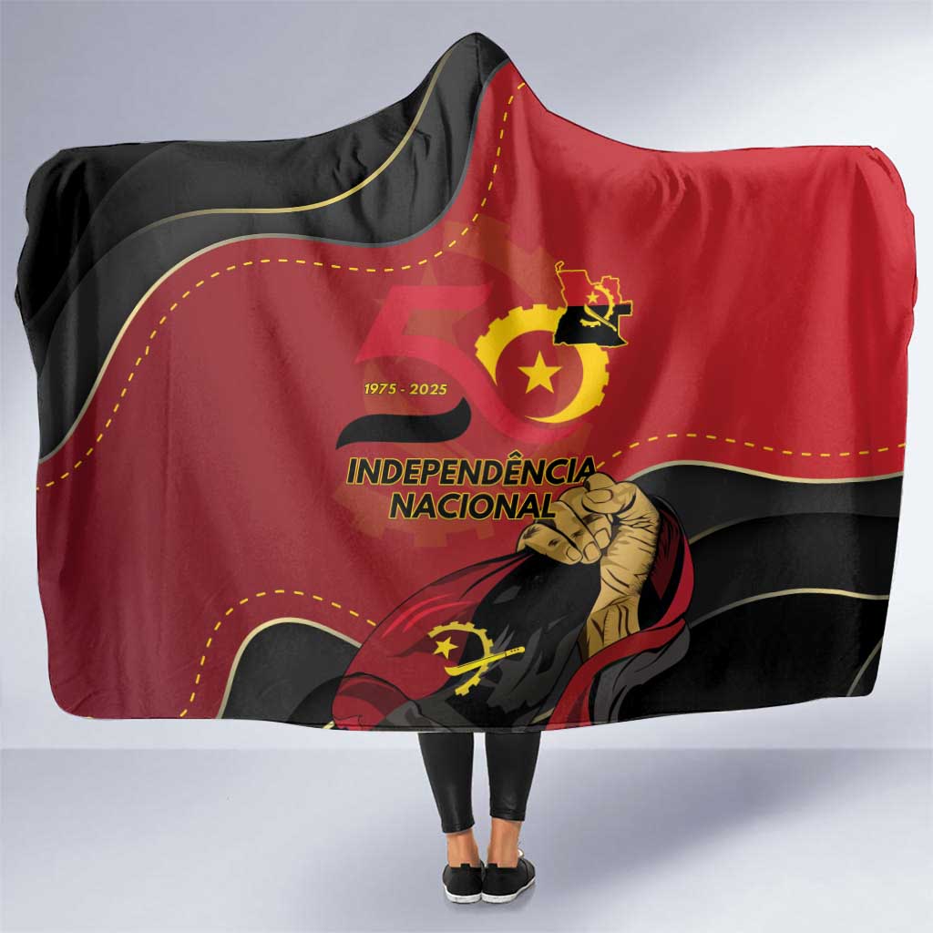 Angola Independence Day Hooded Blanket Virtue Is Stronger When United - Wonder Print Shop