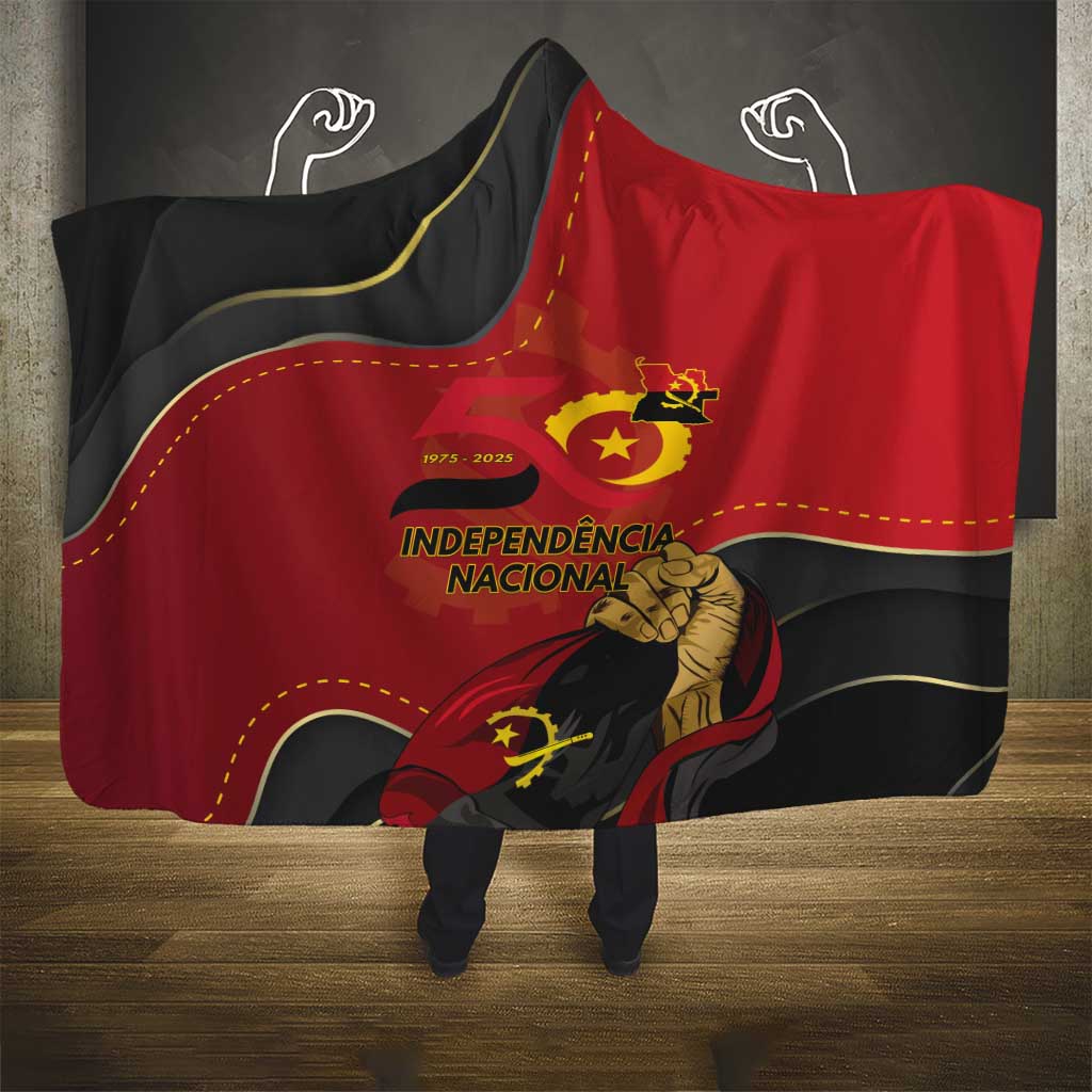 Angola Independence Day Hooded Blanket Virtue Is Stronger When United - Wonder Print Shop