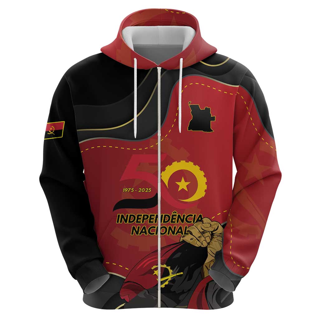 Personalized Angola Independence Day Hoodie Virtue Is Stronger When United - Wonder Print Shop