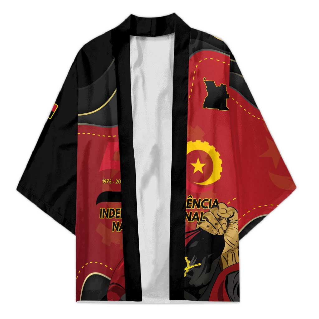 Personalized Angola Independence Day Kimono Virtue Is Stronger When United - Wonder Print Shop