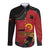 Personalized Angola Independence Day Long Sleeve Button Shirt Virtue Is Stronger When United - Wonder Print Shop