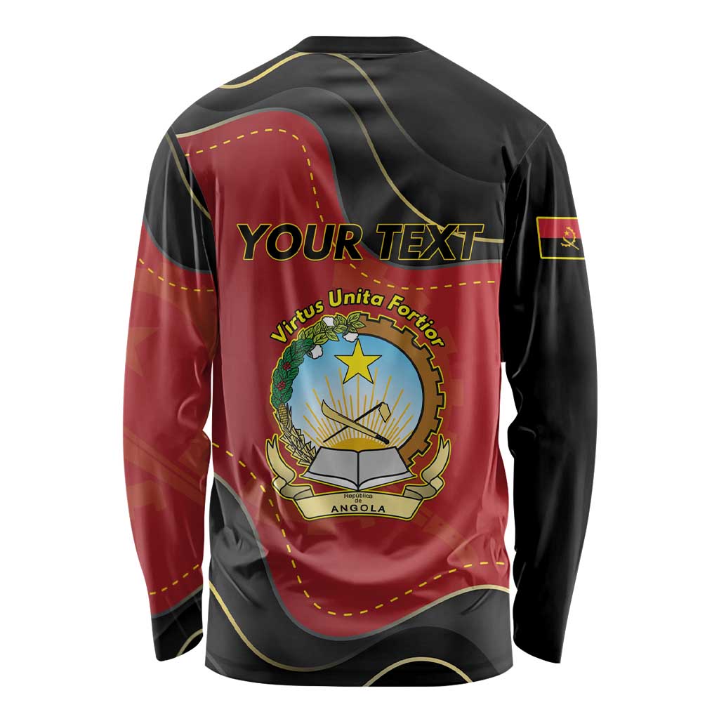 Personalized Angola Independence Day Long Sleeve Shirt Virtue Is Stronger When United - Wonder Print Shop