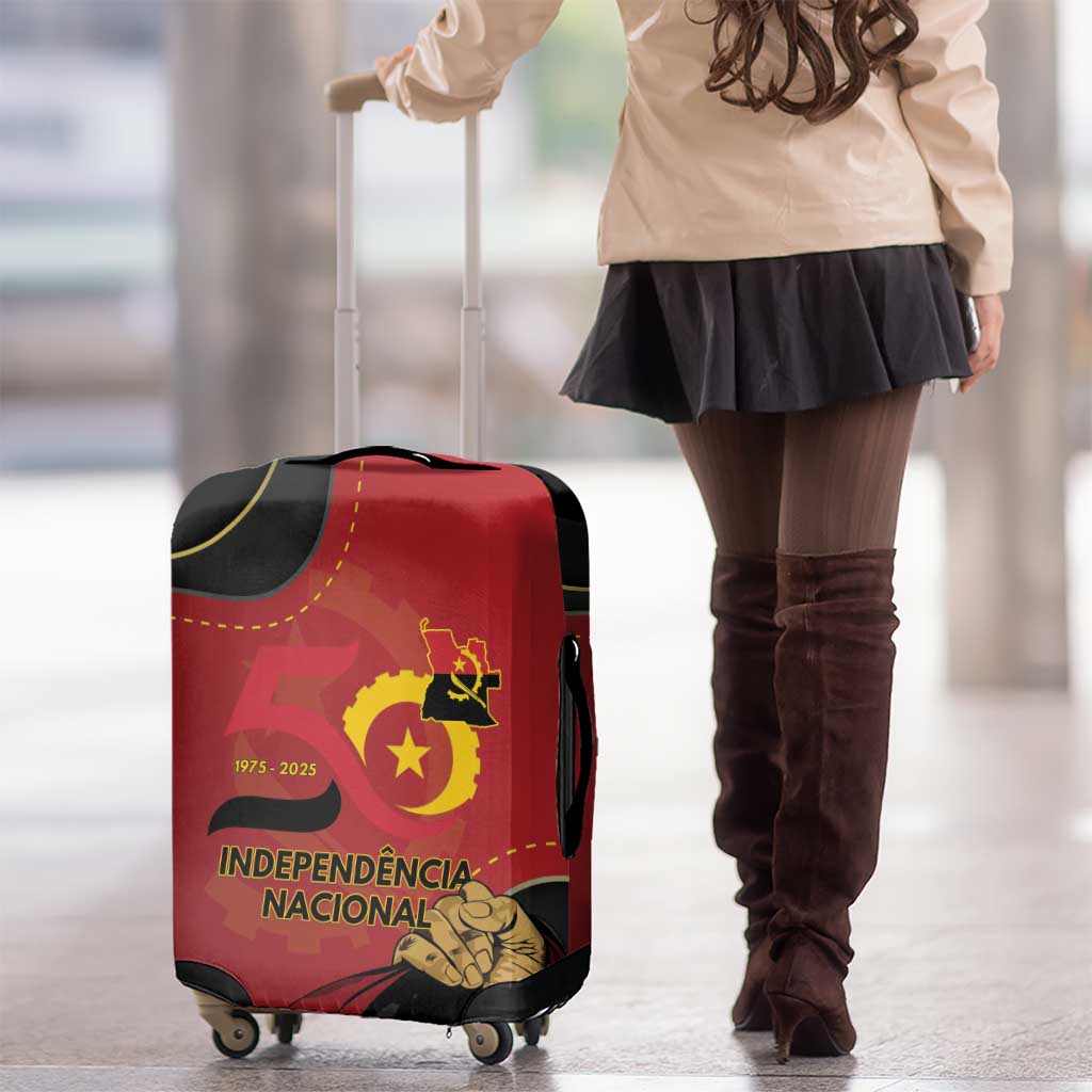Angola Independence Day Luggage Cover Virtue Is Stronger When United - Wonder Print Shop
