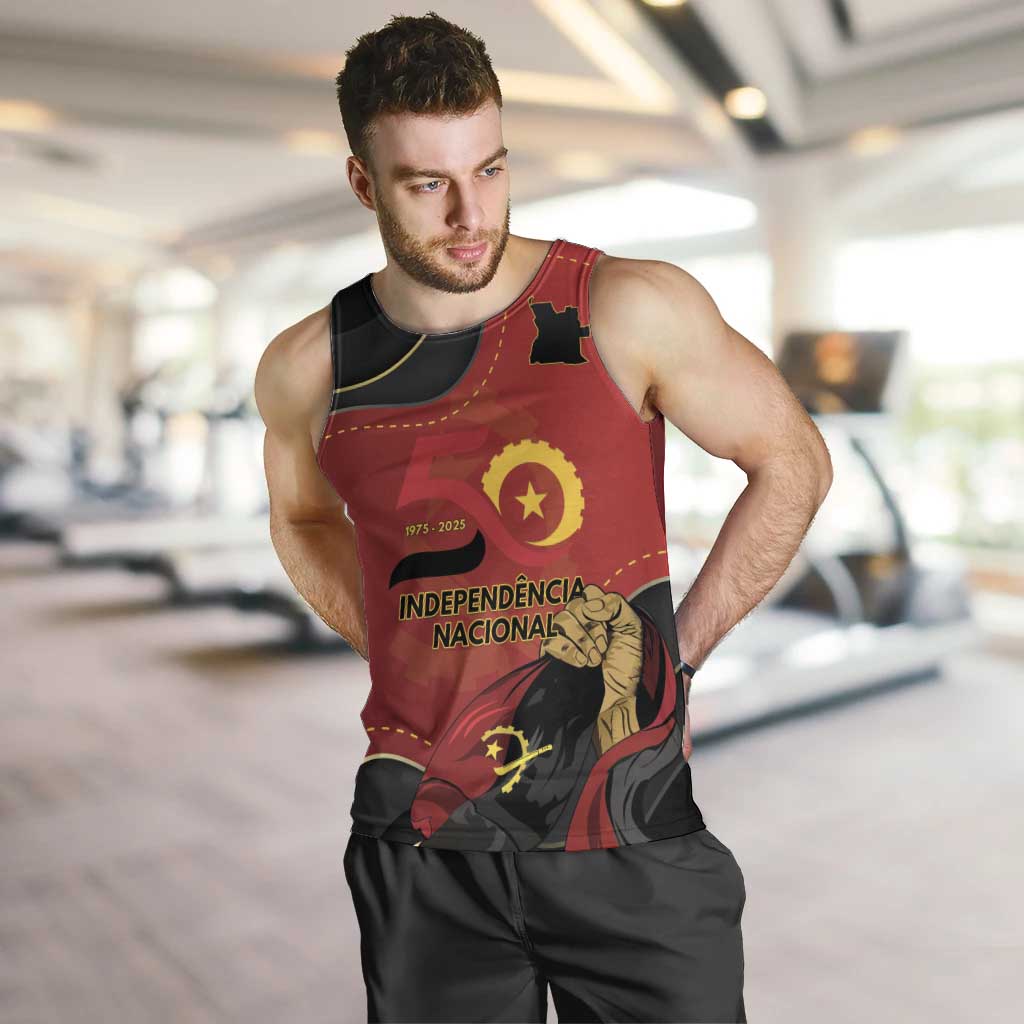 Personalized Angola Independence Day Men Tank Top Virtue Is Stronger When United - Wonder Print Shop