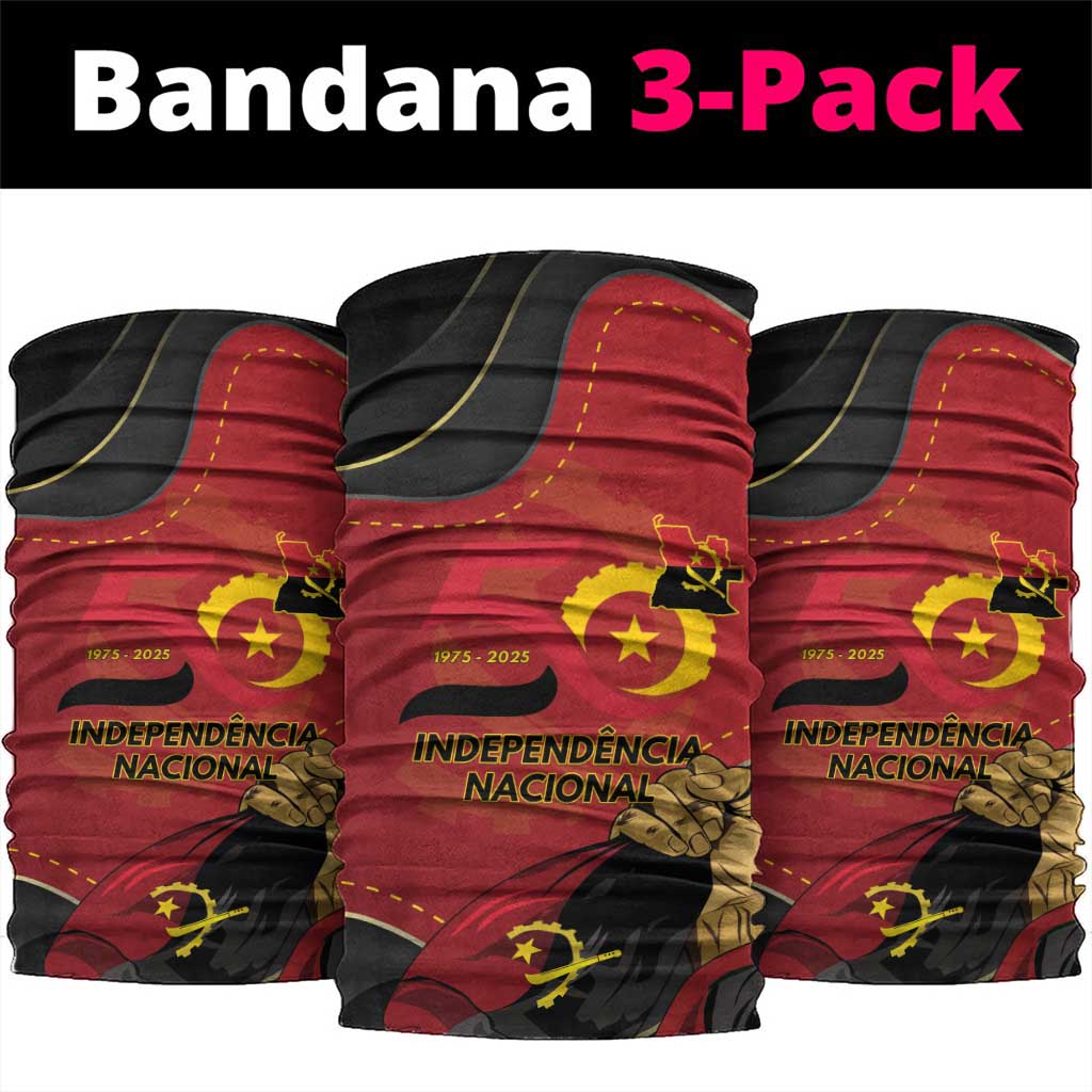 Angola Independence Day Neck Gaiter Virtue Is Stronger When United - Wonder Print Shop