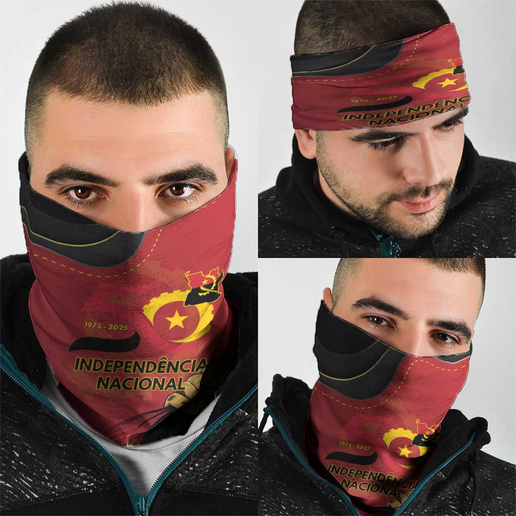 Angola Independence Day Neck Gaiter Virtue Is Stronger When United - Wonder Print Shop
