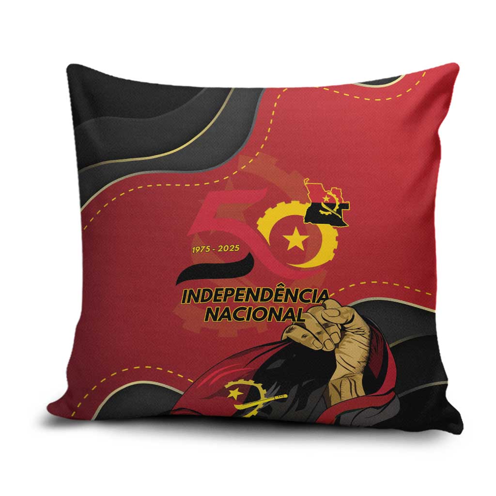 Angola Independence Day Pillow Cover Virtue Is Stronger When United - Wonder Print Shop