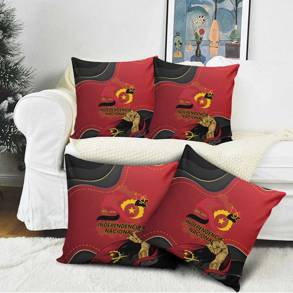 Angola Independence Day Pillow Cover Virtue Is Stronger When United - Wonder Print Shop