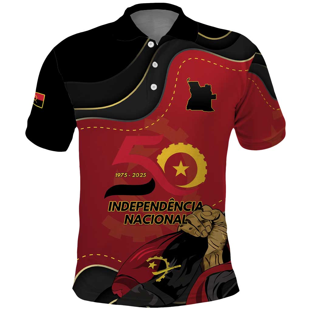 Personalized Angola Independence Day Polo Shirt Virtue Is Stronger When United - Wonder Print Shop