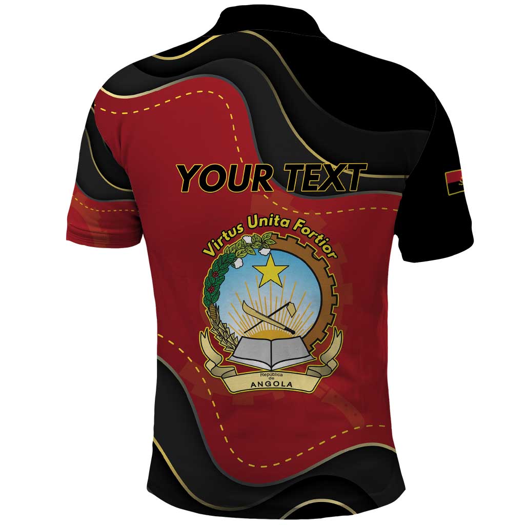 Personalized Angola Independence Day Polo Shirt Virtue Is Stronger When United - Wonder Print Shop