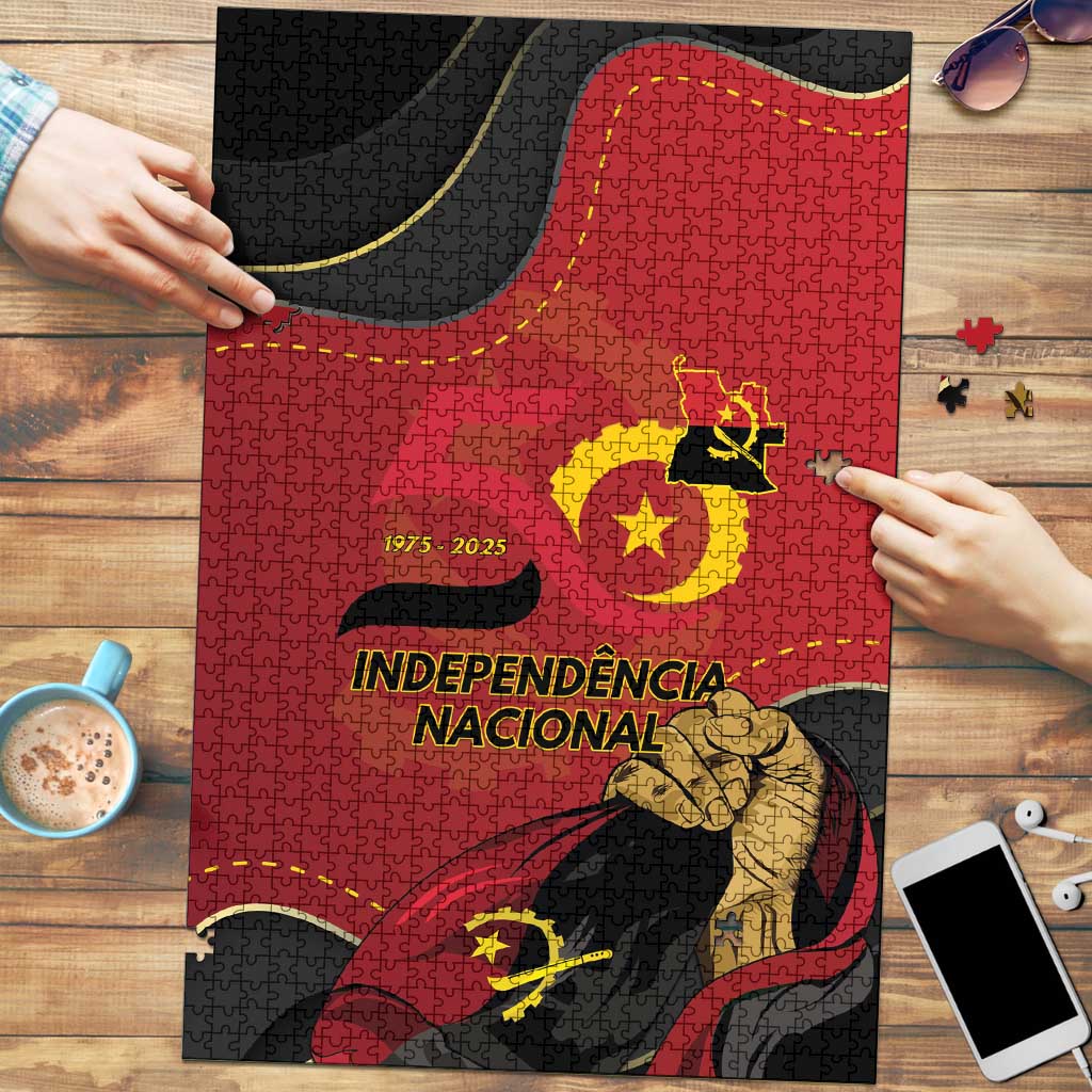 Angola Independence Day Puzzle Virtue Is Stronger When United - Wonder Print Shop