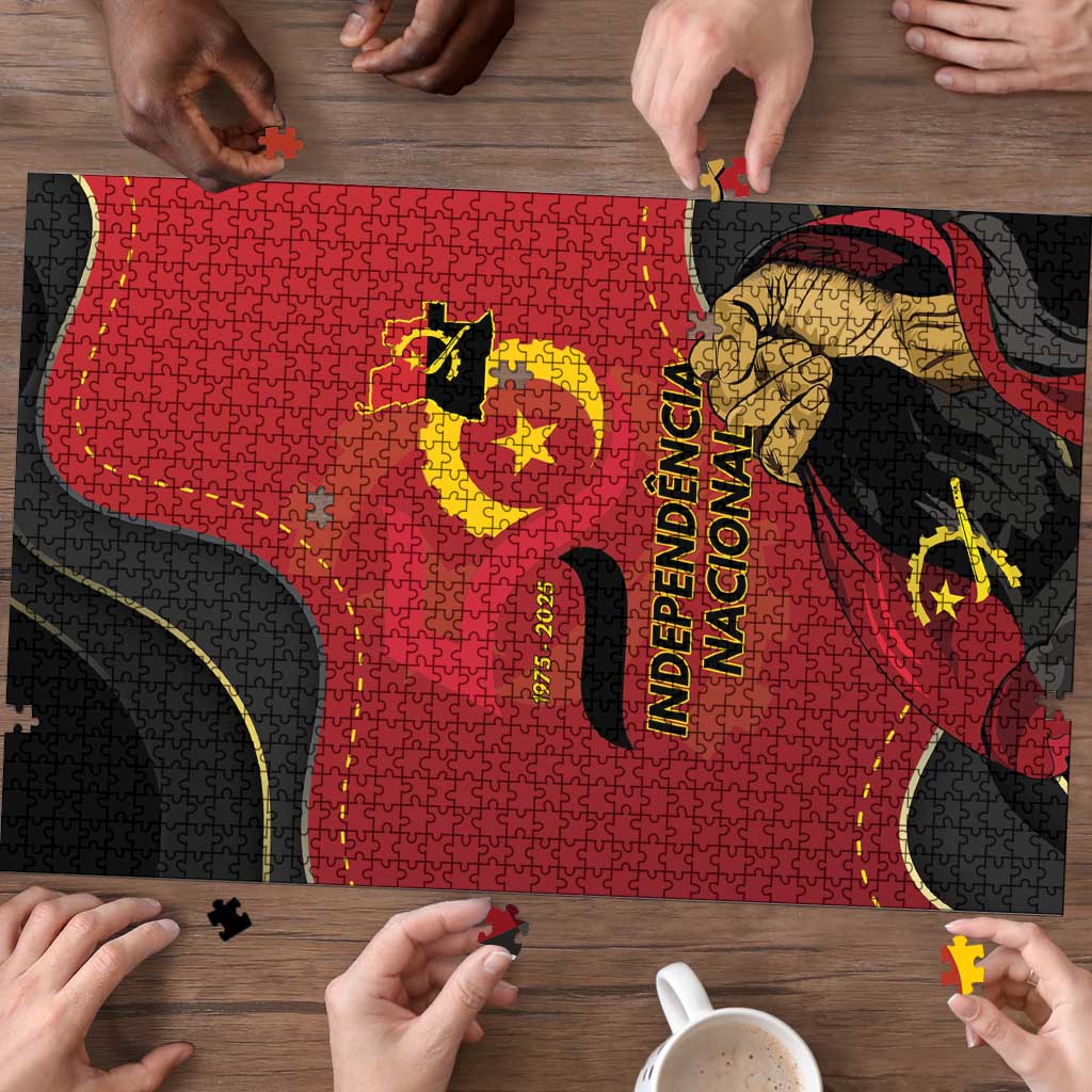 Angola Independence Day Puzzle Virtue Is Stronger When United - Wonder Print Shop