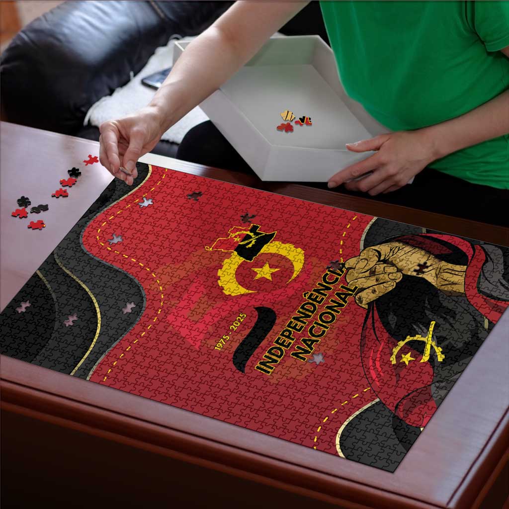 Angola Independence Day Puzzle Virtue Is Stronger When United - Wonder Print Shop