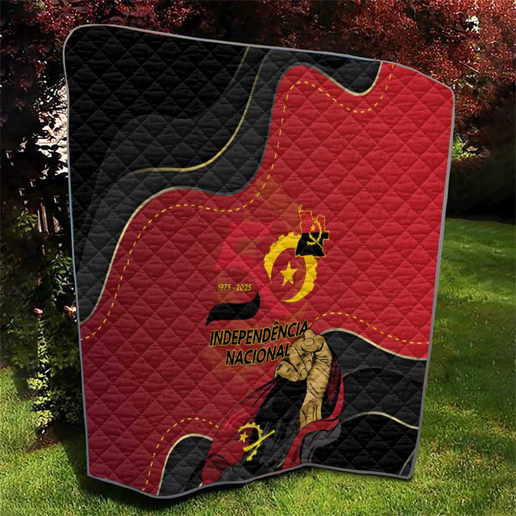 Angola Independence Day Quilt Virtue Is Stronger When United - Wonder Print Shop