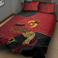 Angola Independence Day Quilt Bed Set Virtue Is Stronger When United - Wonder Print Shop