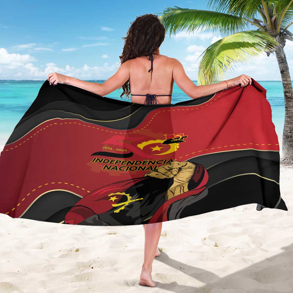 Angola Independence Day Sarong Virtue Is Stronger When United - Wonder Print Shop