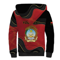Personalized Angola Independence Day Sherpa Hoodie Virtue Is Stronger When United - Wonder Print Shop