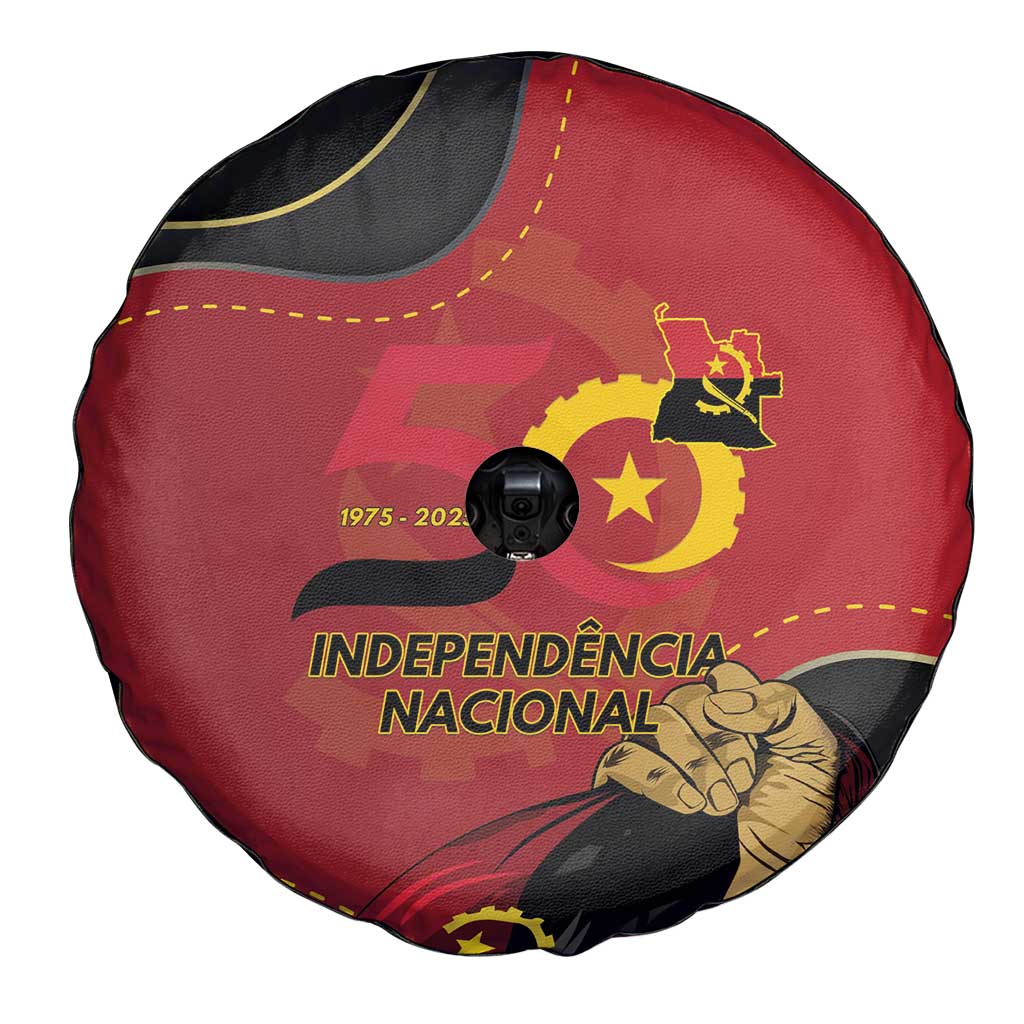Angola Independence Day Spare Tire Cover Virtue Is Stronger When United - Wonder Print Shop