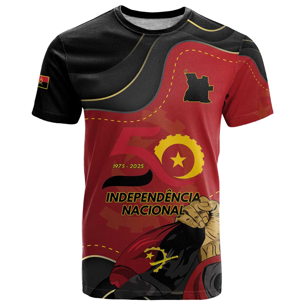 Personalized Angola Independence Day T Shirt Virtue Is Stronger When United - Wonder Print Shop