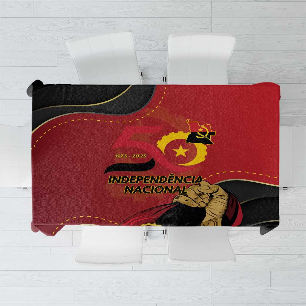 Angola Independence Day Tablecloth Virtue Is Stronger When United - Wonder Print Shop
