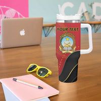 Personalized Angola Independence Day Tumbler With Handle Virtue Is Stronger When United - Wonder Print Shop