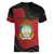 Personalized Angola Independence Day Women V-Neck T-Shirt Virtue Is Stronger When United - Wonder Print Shop