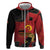 Personalized Angola Independence Day Zip Hoodie Virtue Is Stronger When United - Wonder Print Shop