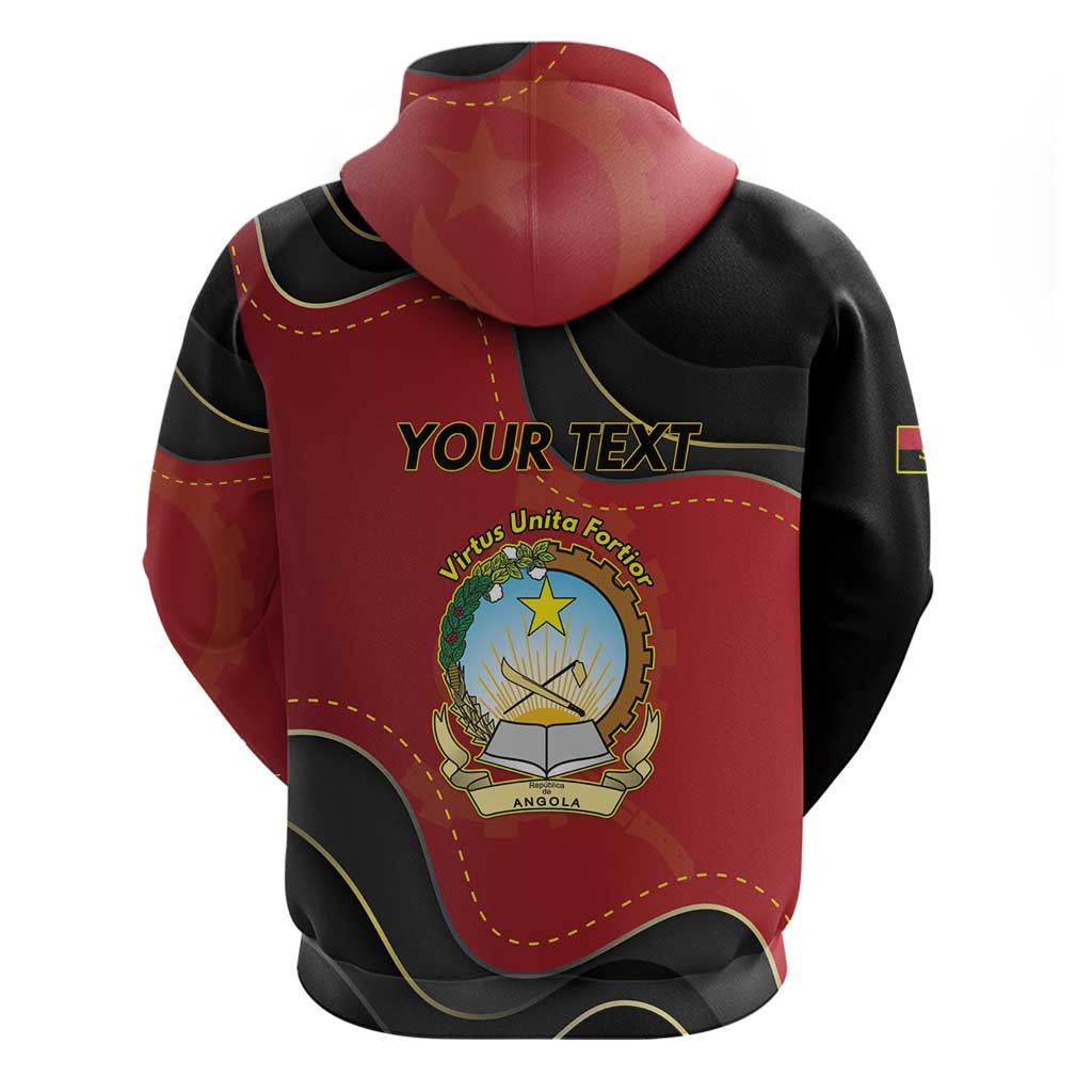 Personalized Angola Independence Day Zip Hoodie Virtue Is Stronger When United - Wonder Print Shop