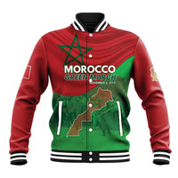 Morocco Green March Day Baseball Jacket One People - One Nation - Wonder Print Shop
