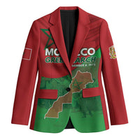 Morocco Green March Day Blazer One People - One Nation - Wonder Print Shop