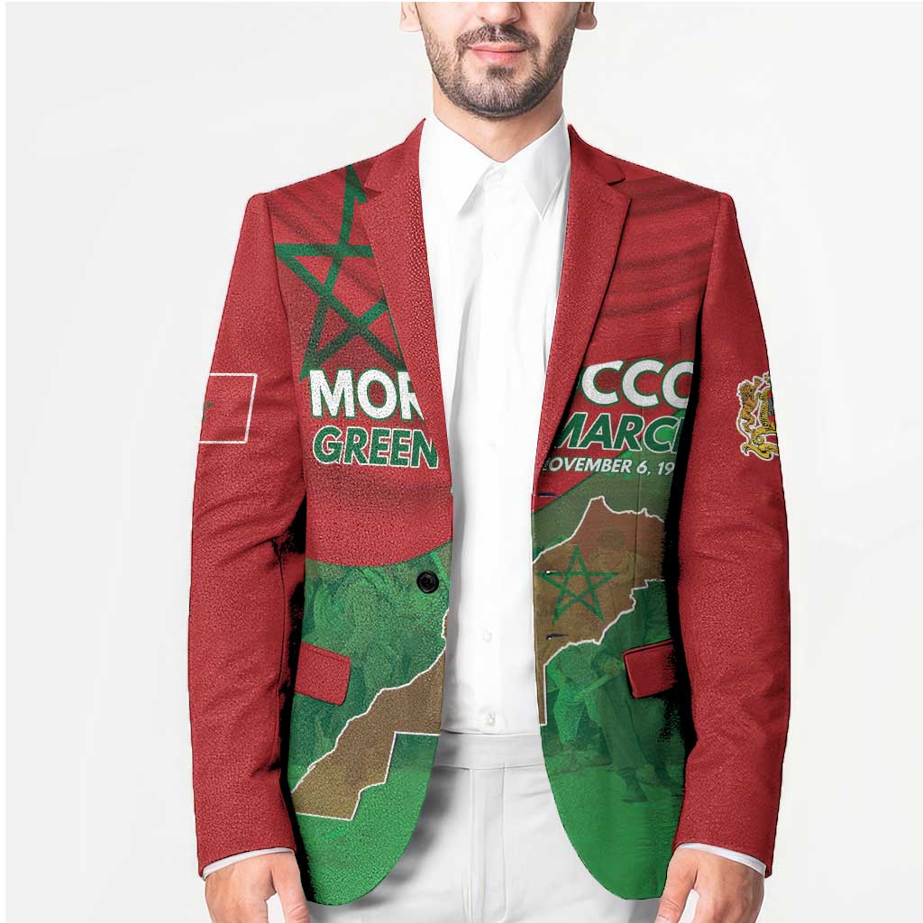 Morocco Green March Day Blazer One People - One Nation - Wonder Print Shop