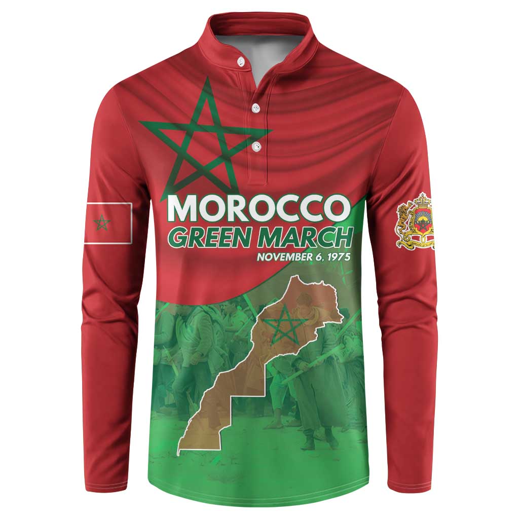 Morocco Green March Day Button Sweatshirt One People - One Nation - Wonder Print Shop