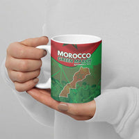 Morocco Green March Day Ceramic Mug One People - One Nation - Wonder Print Shop