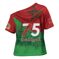 Morocco Green March Day Cross Shoulder Shirt One People - One Nation - Wonder Print Shop