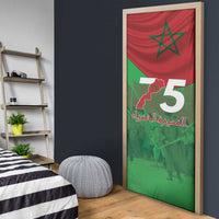 Morocco Green March Day Door Cover One People - One Nation - Wonder Print Shop