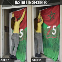 Morocco Green March Day Door Cover One People - One Nation - Wonder Print Shop