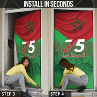 Morocco Green March Day Door Cover One People - One Nation - Wonder Print Shop