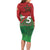 Morocco Green March Day Family Matching Long Sleeve Bodycon Dress and Hawaiian Shirt One People - One Nation - Wonder Print Shop