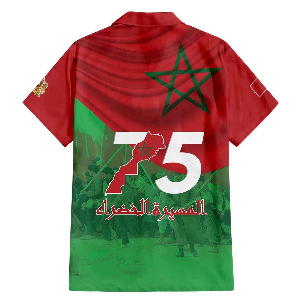 Morocco Green March Day Family Matching Off Shoulder Short Dress and Hawaiian Shirt One People - One Nation - Wonder Print Shop