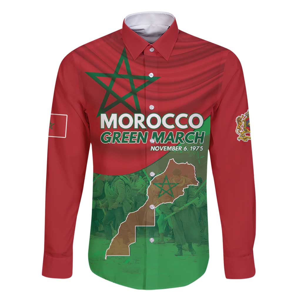 Morocco Green March Day Family Matching Short Sleeve Bodycon Dress and Hawaiian Shirt One People - One Nation - Wonder Print Shop