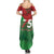 Morocco Green March Day Family Matching Summer Maxi Dress and Hawaiian Shirt One People - One Nation - Wonder Print Shop