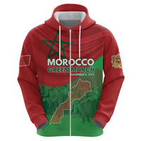 Morocco Green March Day Hoodie One People - One Nation - Wonder Print Shop