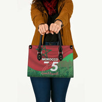 Morocco Green March Day Leather Bag One People - One Nation - Wonder Print Shop
