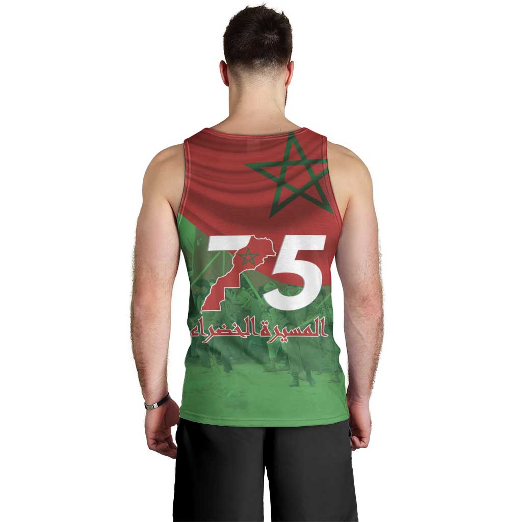 Morocco Green March Day Men Tank Top One People - One Nation - Wonder Print Shop