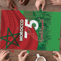 Morocco Green March Day Puzzle One People - One Nation - Wonder Print Shop